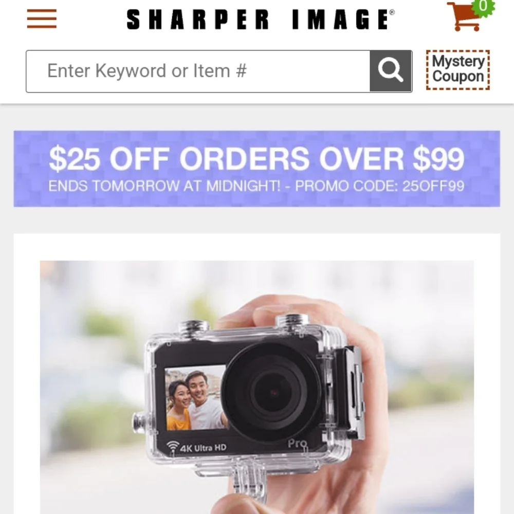 Sharper Image 4k Action Cam